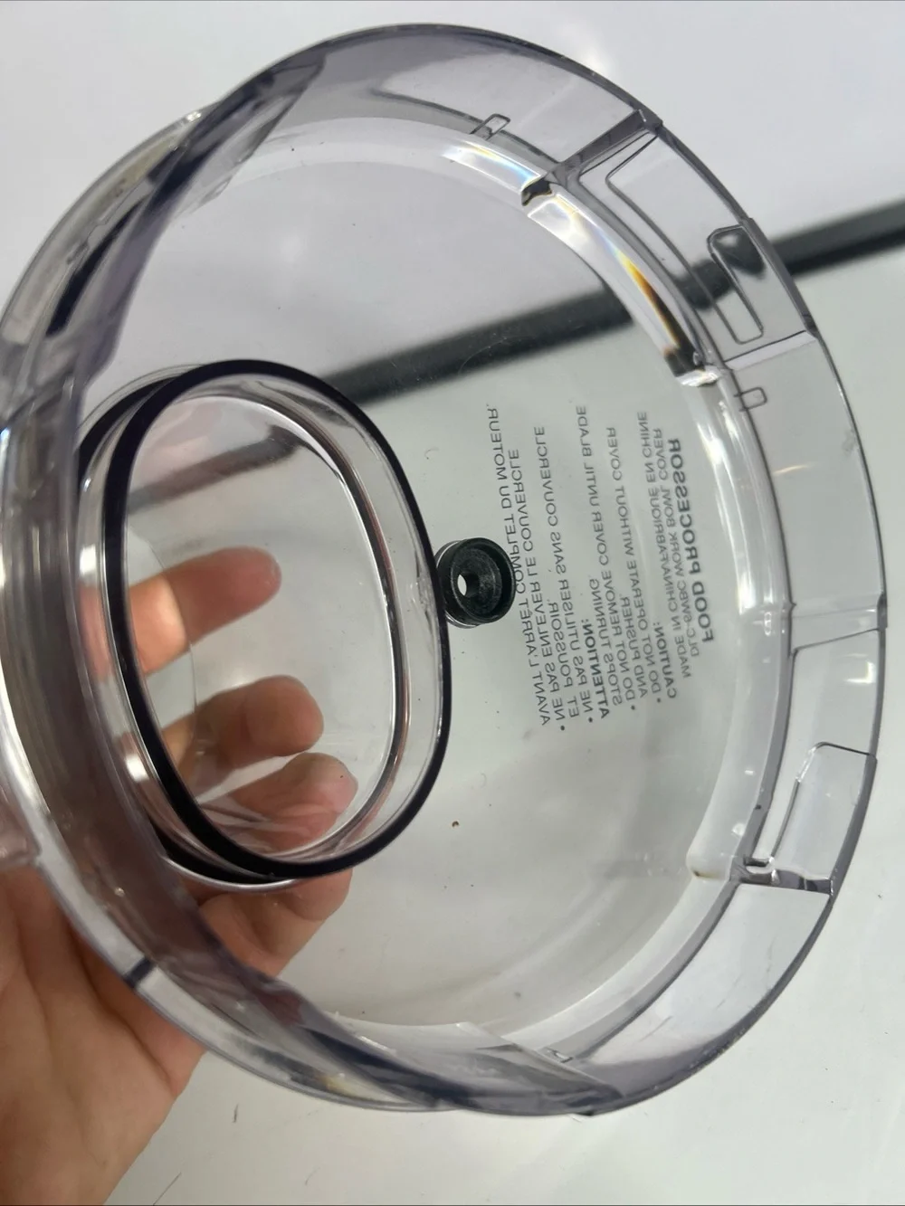 Cuisinart DLC-6WBC Work Bowl Cover Lid DLC-6 Food Processor Part Read!